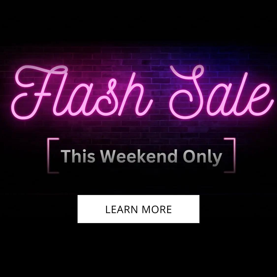 flash sale banner